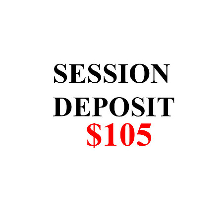 A non-refundable $105 retainer to schedule a session date.